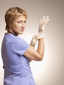 Nurse-Jackie Edie Falco stars in Showtime's "Nurse Jackie"
