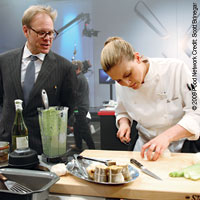 Alton Brown watches over Next Iron Chef