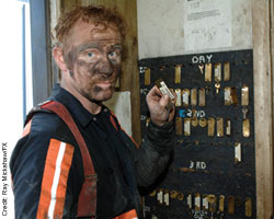 ThirtyDays0608_1 Morgan Spurlock punches in at a coal mine in 30 Days