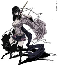 The lovely and deadly Sio, voiced by Lucy Liu