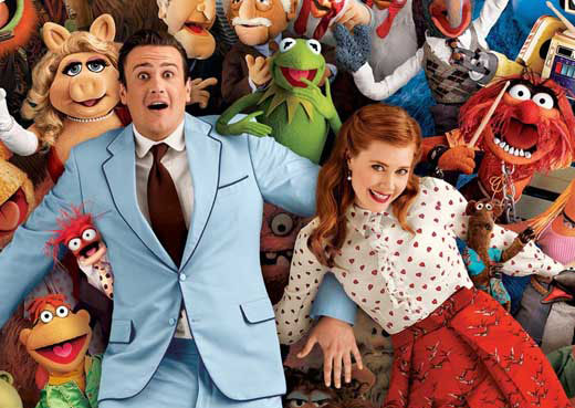 Muppets-movie-Jason-Segel-Amy-Adams Jason Segel and Amy Adams star in "The Muppets" movie