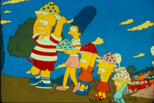 simpsons-no-disgrace-like-home The Simpsons in 1990 episode "There's No Disgrace Like Home"