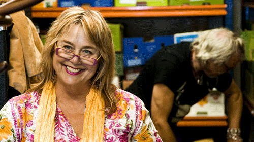 Sally Martin and her husband Laurence on "Baggage Battles"