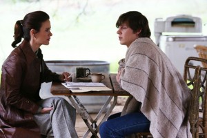AHS_Sn2_finale Sarah Paulson and Evan Peters in "Madness Ends," the Season 2 finale of FX's "American Horror Story: Asylum"