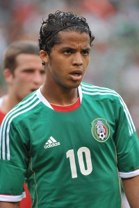 Mexico forward Giovani dos Santos, before 2014 World Cup Qualifier: Mexico vs Jamaica on Feb. 6