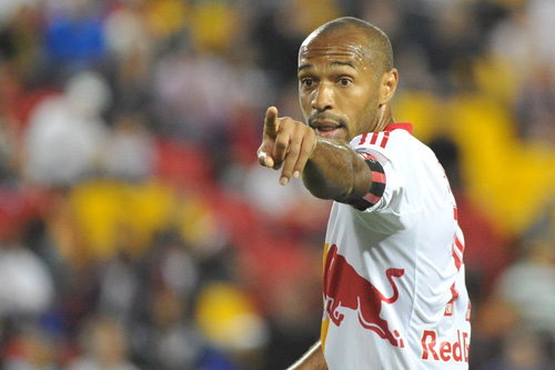 Thierry-Henry-MLS-Red-Bulls New York Red Bulls striker Thierry Henry